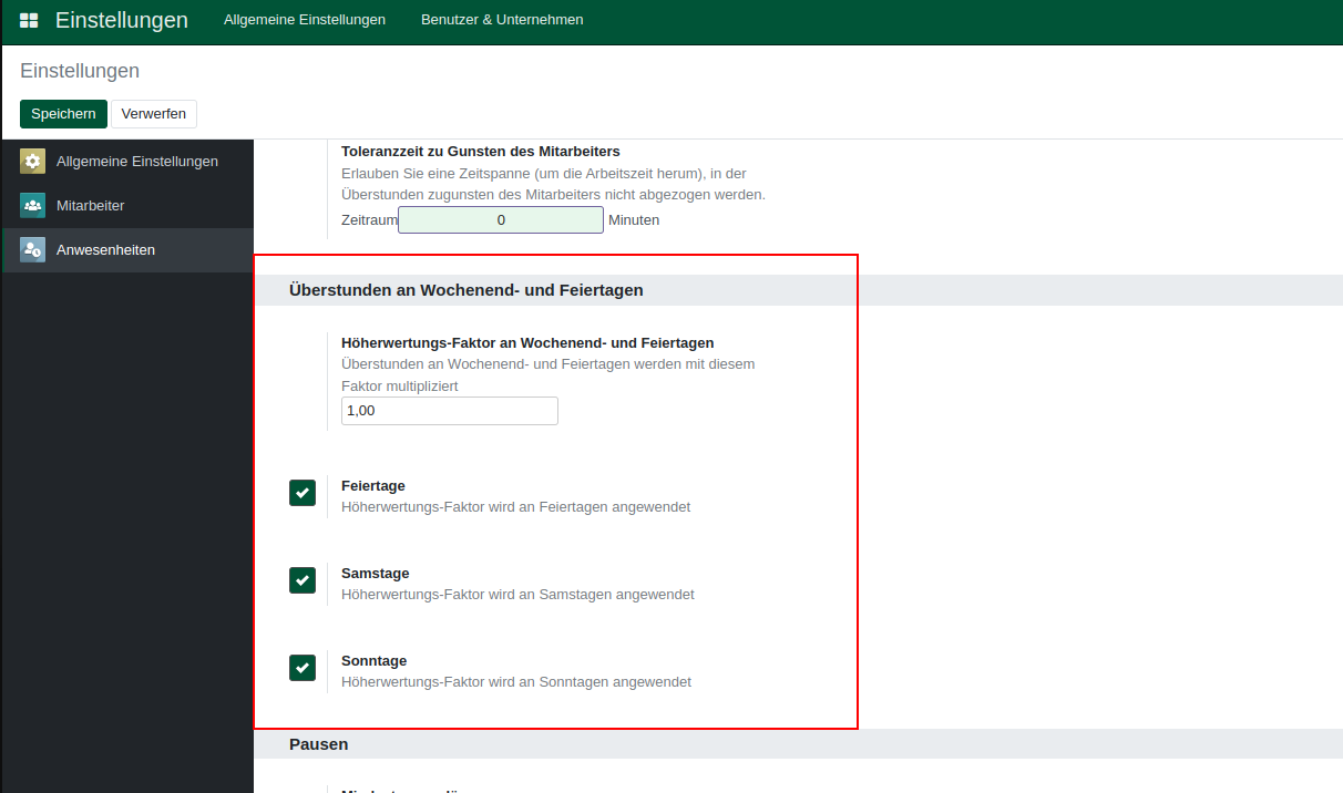 odoo-zeiterfassung-hoeherwertung-stunden-wochenende-2024-08-12_09-29.png